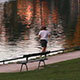 Joggers in Boulogne Park, Paris - VideoHive Item for Sale