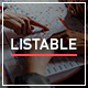 LISTABLE – A Friendly Directory WordPress Theme - ThemeForest Item for Sale