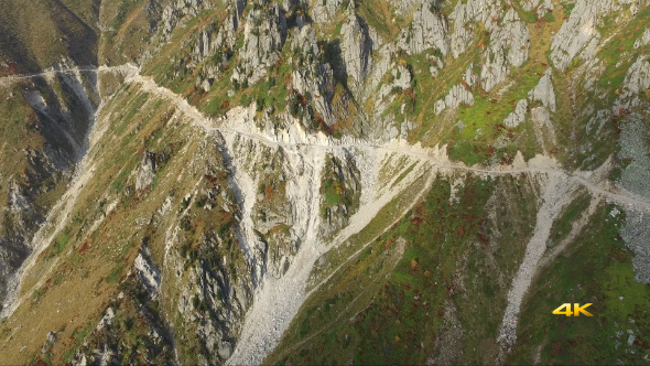 Landslide Closed the Mountain Road (2 Clips) 2