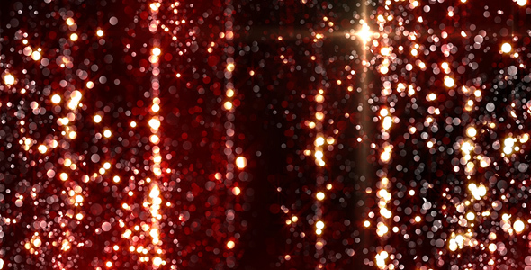 Red Particles Curtain 