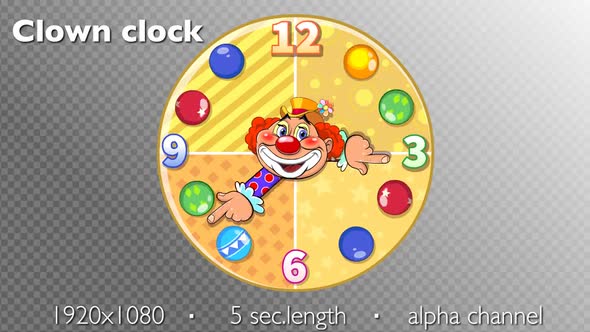 Clown clock alt