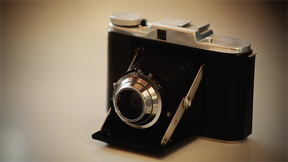 Vintage Camera Unfolding Opener