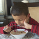 Boy Eats Breakfast Cereal - VideoHive Item for Sale