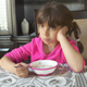 Girl Eats Breakfast Cereal - VideoHive Item for Sale