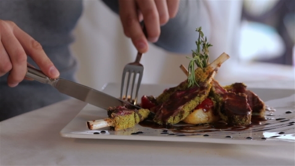 Dishes With Appetizing Food