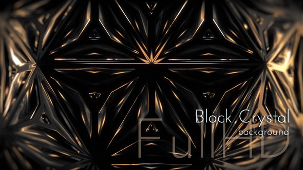 Black Crystal Surface Background