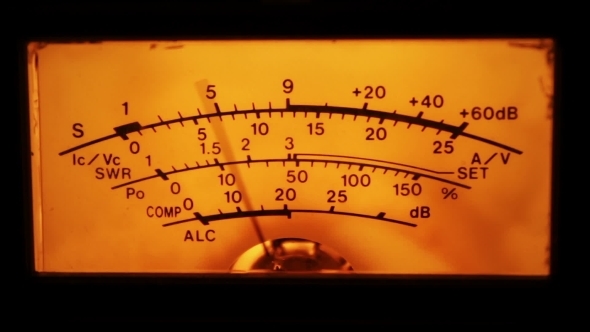 Dial Gauge Of The Transceiver.