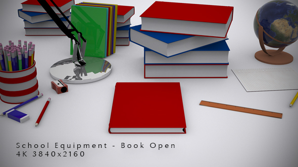 School Equipment - Book Open alt