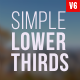 Simple Lower Thirds - VideoHive Item for Sale