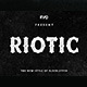 Riotic Typeface - GraphicRiver Item for Sale
