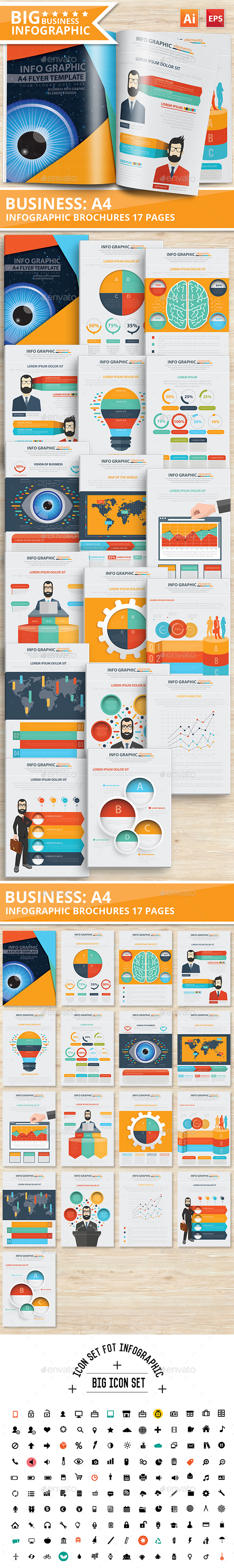 Business Infographics Design 17 Pages