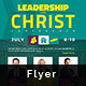 Leadership with Christ Conference Flyer - GraphicRiver Item for Sale