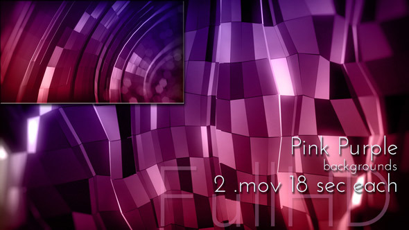 Pink Purple Mosaic Animation