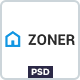 Zoner - Real Estate PSD Template - ThemeForest Item for Sale