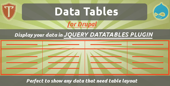 Data Tables for Drupal