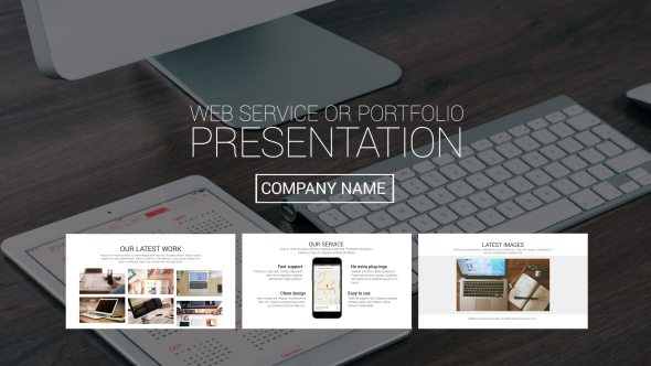 Web Service or Portfolio Presentation alt