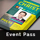 Leadership with Christ Conference Press Pass - GraphicRiver Item for Sale