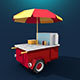 Hot Dog Cart - 3DOcean Item for Sale