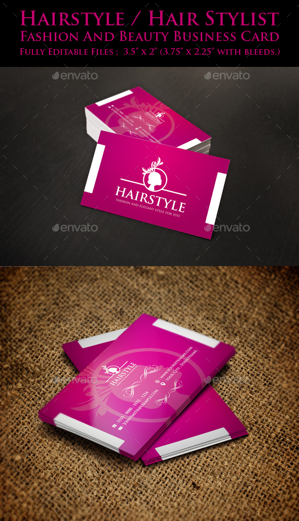 Hair Stylist Business Card Template Free from previews.customer.envatousercontent.com