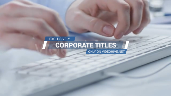 Corporate Titles and Lower Thirds 2