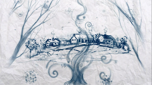 Christmas and New Year Video Card alt