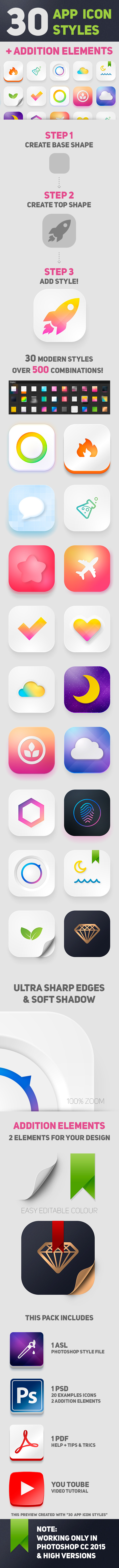 30 App Icon Styles