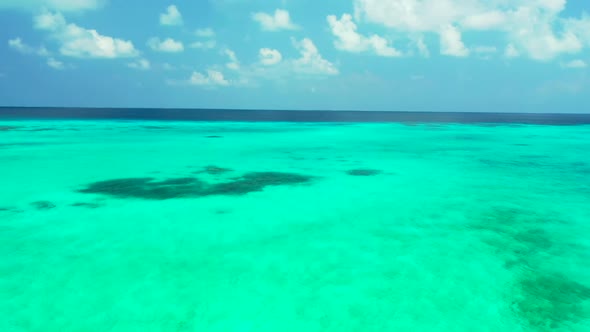 Aerial texture of tropical lagoon beach time by blue ocean with white sand background of a dayout be