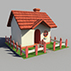 Cartoon House - 3DOcean Item for Sale