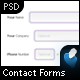 Contact Forms in 6 Colors - GraphicRiver Item for Sale