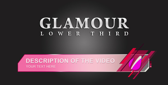 Glamour Lower Thirds