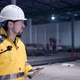 Portrait of Professional Heavy Industry Engineer / Worker Wearing Safety Uniform,  - VideoHive Item for Sale