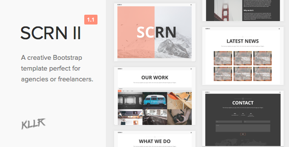 SCRN II - Creative HTML Template