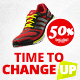 Product Sale Sport Shoes Web Banners  - GraphicRiver Item for Sale