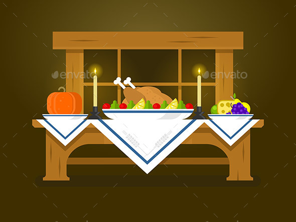 Holiday Table for Thanksgiving