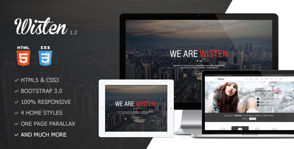 Wisten - One Parallax Theme