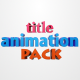 3D Title Animation Pack V1.0 - VideoHive Item for Sale