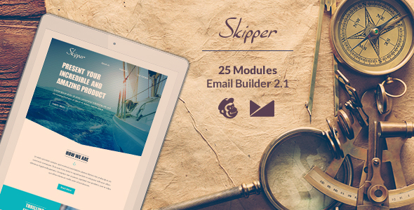 Skipper Email-Template + Online EmailBuilder 2.1