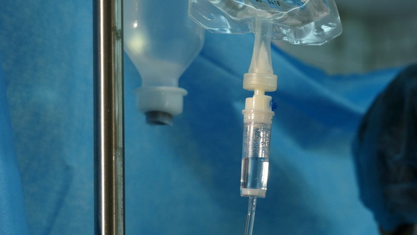 Intravenous Drip in Operating Room