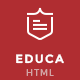 Educa - Education & Courses HTML Template - ThemeForest Item for Sale
