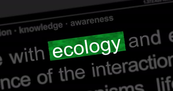 Headline news titles media with Ecology and environment