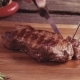 Slicing Of Grilled Steak On a Cutting Board - VideoHive Item for Sale