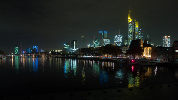 Night View of Frankfurt on Main
