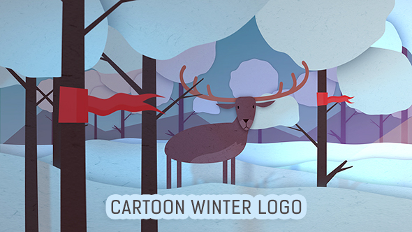 Cartoon Winter Logo Reveal alt
