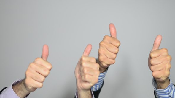 Business Hands Thumbs Up