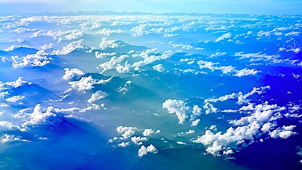 The Alps View From the Plane 2