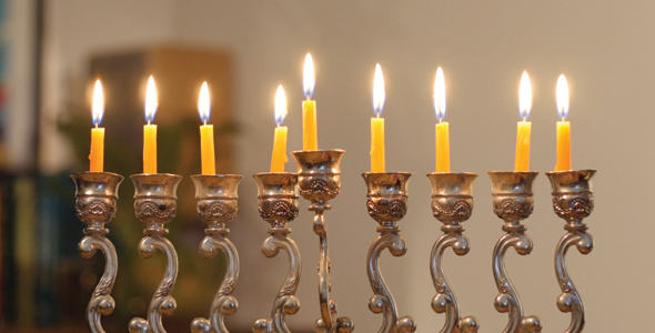 Hanukkah Candle Holder