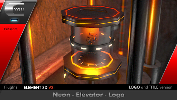 Neon Elevator Logo
