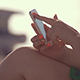 Using Mobile Phone at Sunset  - VideoHive Item for Sale