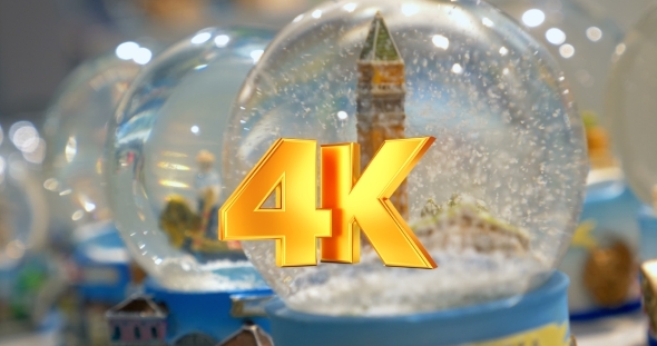 Snow Globes In Souvenir Store alt