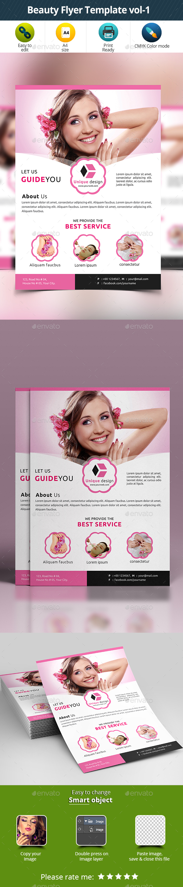 Beauty Flyer Template vol-1